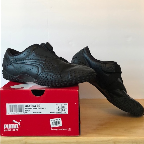 puma mostro leather sneakers